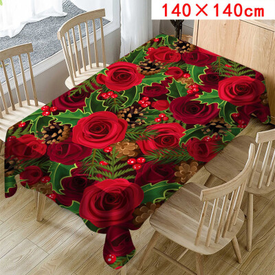 

Toponeto Valentines Tablecloth Print Rectangle Table Cover Holiday Party Home Decor