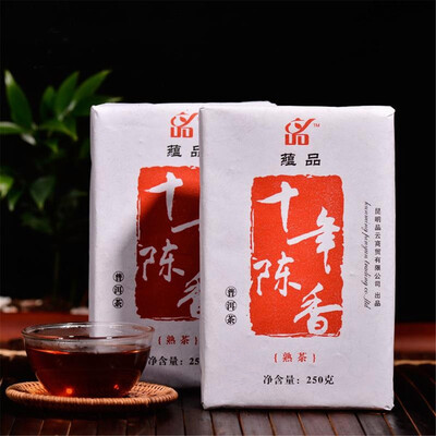 

C-PE085 Puer tea health care pu er tea pu erh compressed puer brick Puerh Yunnan ancient trees fragrant old brick tea