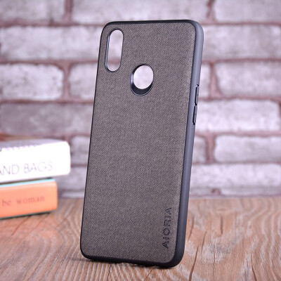 

Case for OPPO Realme 3 3 pro coque Luxury textile Leather skin soft TPU hard PC phone cover for OPPO Realme 5 5 pro case funda