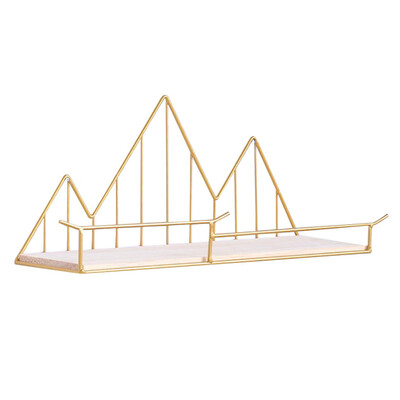 

Gobestart Iron Storage Rack Kitchen Bathroom Storage Holder Shelf Wall Hanging Home Decor