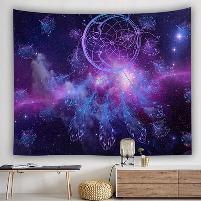 

Toponeto Colorful Dream Catcher Tapestry Bohemia Hippie Wall Hanging Bedspread Dorm Decor