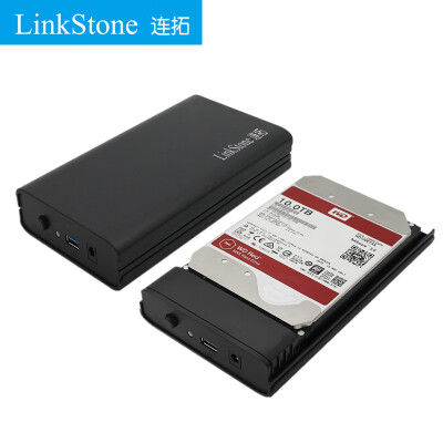 

LinkStone mobile hard disk box 25 inch USB30 SATA serial notebook hard drive external shell solid state mechanical ssd hard disk box black E110A