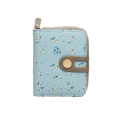 

Women Multi Slots Floral Short Wallet Coin Purse Clutches Bag Zip Card Holder
