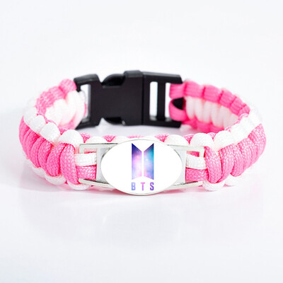 

Fashion Kpop BTS Bangtan Boys Signature Bracelet Anti-Rust Stainless Steel Wristband Bracelet