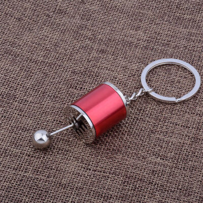 

Key Chain Bag Charm Imitation 6 Speed Manual Transmission Gear Shaped Lever Shift Knob Type Portable Auto Metal Pendant Decorati