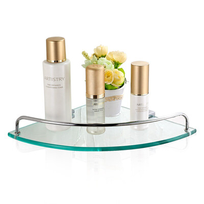 

Hai Li 63021 Bathroom Glass Commodity Holder 1 Layer