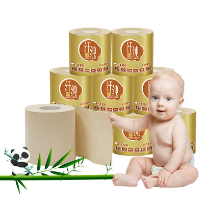 

Jingdong supermarket Pure pure core color core roll of tissue pulp 4 layers of 150 grams 27 boxes of FCL sales