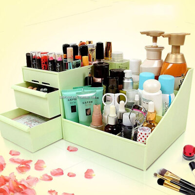 

Dresser Desktop Skin Care Cosmetic Storage Box Plastic Large Drawer Waterproof Bathroom Toilet Storage Box