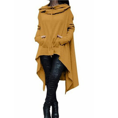 

Preself Hoodies Sweatshirt Women Casual Outwear Hoody Loose Long Sleeve Mantle Hooded Cover Pullover Clothes 2017 New