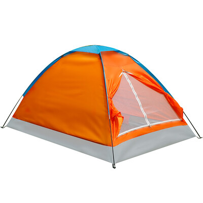 

Red camp outdoor tent double double windproof wild camping tent moon blue