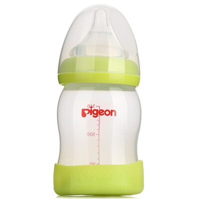 

Pigeon wide-bore PP plastic bottle 160ml AA80 green