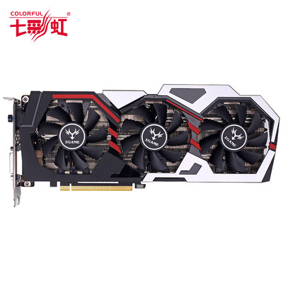 

Радуга (красочная) iGame GTX1070Ti Vulcan U Top GTX1070Ti1607-1683MHz / 8008MHz 8G / 256bit график курица