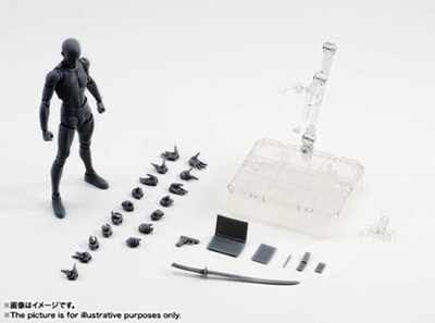 

SHFiguarts BODY KUN / BODY CHAN серый цвет чёрный PVC действия коллекционные модели игрушки