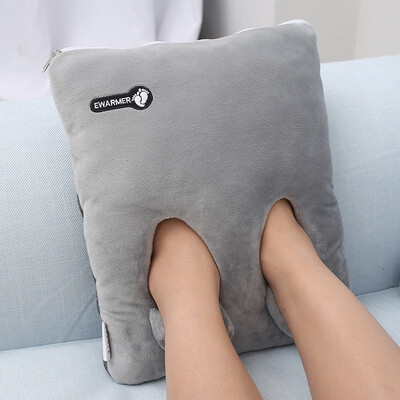

e·warmer small ear charging hot water bottle type warm foot treasure cartoon warm shoes warm foot pad removable&washable folding charge once with 3-7 h