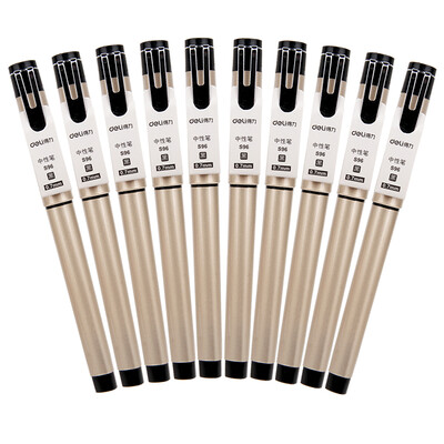 

Deli deli 07mm business black gel pen pen pen pen 12 box S96