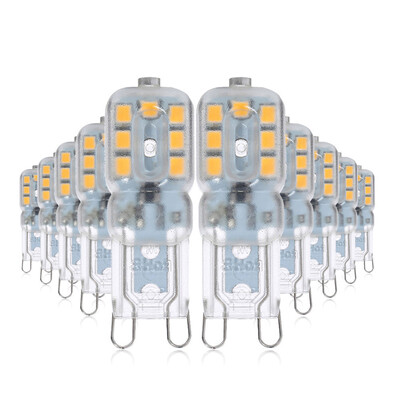 

10PCS YWXLight G9 14-LED Electrodeless Dimming LED Lamp Bulb Transparent Cover Light AC 220V