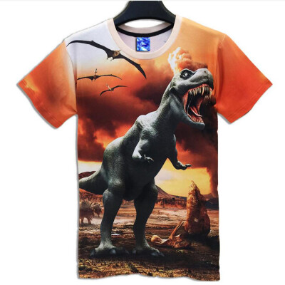 

Fashion Unisex 3D Printed T shirts Short Sleeves Blouse Street Wear Costume Boys Tops