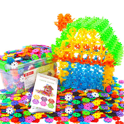 

Cute pudding children&39s toys 900 Thickened Snowflake puzzle educational toys 3-6-year-old toy boy&girl spell inserted blocks
