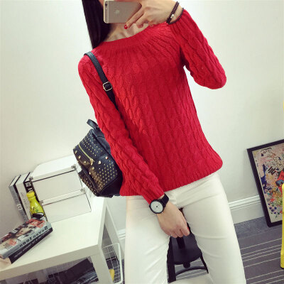 

Autumn and winter new Korean women 's suit sets of knitted sweater loose loose loose sweater