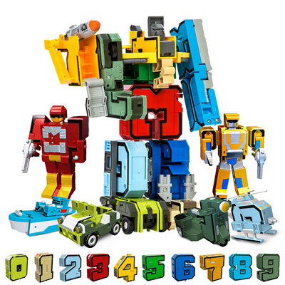 

New music new Goody building blocks digital deformation 2806 digital deformation package basic version of the building blocks for children boy assembled toys puzzle assembling building blocks