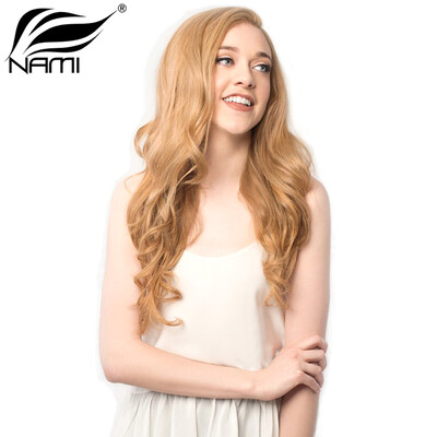 

Nami Hair 4 Bundles Brazilian Body Wave Human Hair Blonde Pure Color #27 Hair Weaves 12"-26" Thick Ends No Shedding Free Shipping
