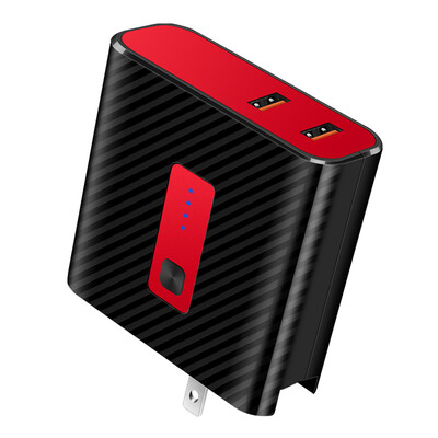 

DX-530 Traveling Charger Charging Box Power Bank With 2 USB Power Adapter Quick Charge EU US UK Plug Mobile Phone Fast Charger for