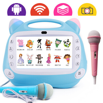 

LOYE music source early childhood education machine 9-inch large screen Android system wifi touch screen nine door childrens educational toys video learning machine story machine boys and girls gifts 0-1-3-6-9 years old baby infant toys LY-908