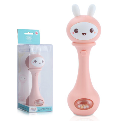 

Jingdong supermarket] Bei Enshi (beiens) infant sound and light hand crank newborn children's educational toys YZ02 cherry powder