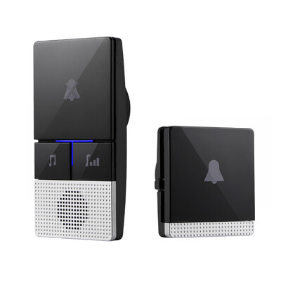 

No Battery Wireless Doorbell Long Range Home Door Bell Ring Call Transmitter Receiver Old Man Electronic