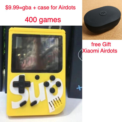 

999 Get Gameboy free redmi airdots case Retro Portable Mini Handheld Game Console Built-in 400 game