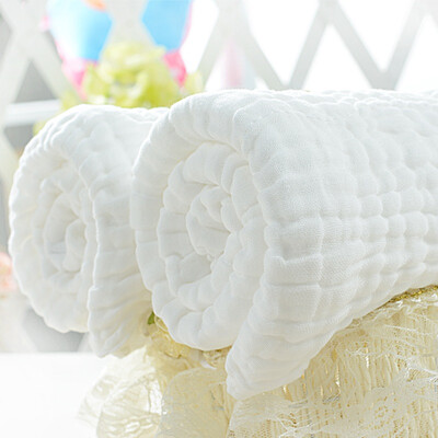 

like baby (elepbaby) baby bath towel cotton washed gauze children's bath towel 6 layer to increase 110X90CM a dress