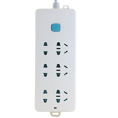 

JH-616 full length of 5 meters six holes with children&39s protection door master switch socket platoon plug-in board