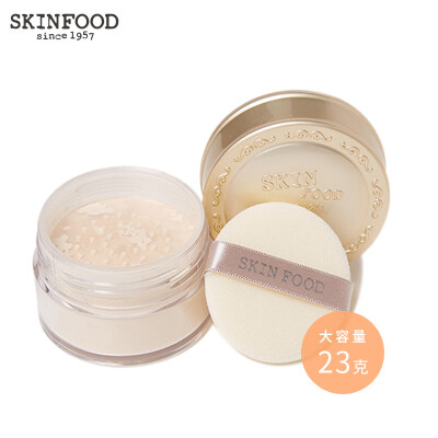 

【Jingdong Supermarket】 think skin-friendly skinfood wheat clear loose powder on the 21st 23g (natural color nude makeup concealer oil control lasting makeup)