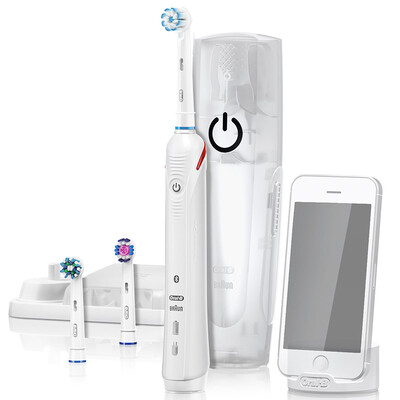 

Braun (Braun) Ou Le B electric toothbrush 6500 (white) iBrush 3D sound wave Bluetooth smart toothbrush