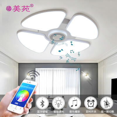 

Intelligent modern stryle ceiling lamp use bluetooth control lamp light&music white color ceiling lamp