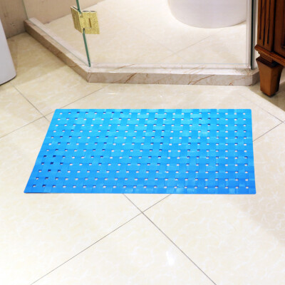 

Limei adsorption LIDIMEI non-slip hollow PVC woven mat sky blue 40 70cm