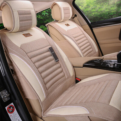 

Purple Wind Bell Four Seasons General Motors Cushion Imitation linen Fully surrounded by Four Seasons Pads Applicable Magotan Buick Bora Xuanyi Langyi Hafu Dihao BMW Audi Car Seat Cover Beige Standard Edition