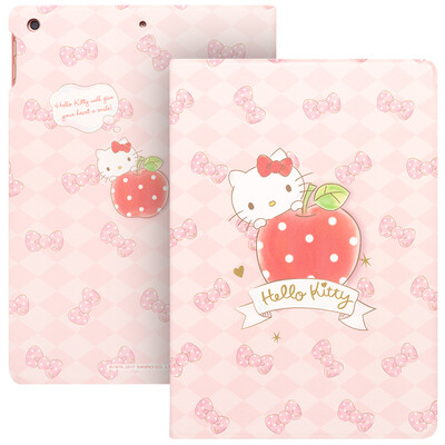 

Hello Kitty IPad случай 9.7 дюймов новый плоский мультфильм защитная оболочка кобуры прекрасный кронштейн наборы Apple, Hello Kitty смарт-сон