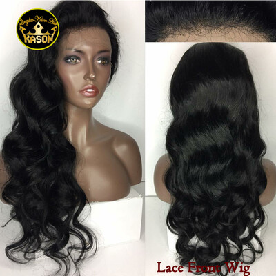 

Kason Peruvian Body Wave Hair Lace Front Wig Density 130 Thick Body Wave Human Hair Wig For Black Women 8A Grade Virgin Hair