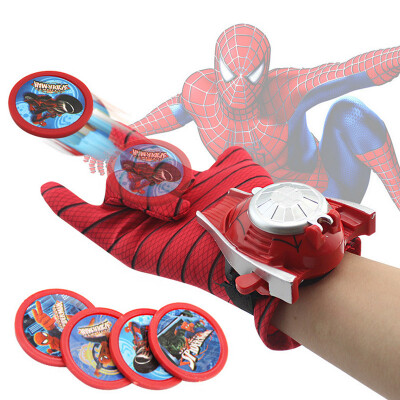 

New Captain America amazing Spider Man 2 Iron Man gloves cartoon children Hot Toys transmitter