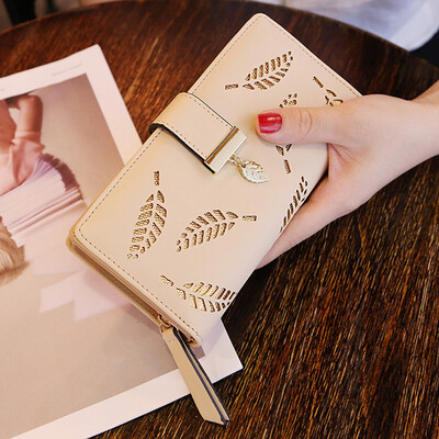 

DALFR PU Leather Wallet Women Luxury Female Clutch Fashion Leather Purse Designer Bags High Quality Ladies Bags