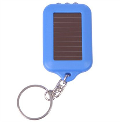 

Solar-Powered LED Flashlight Keychain Handy Neat Bright