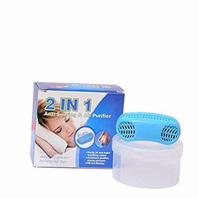 

Outdoor 2-in-1 Anti Snoring&Air Purifier Sleeping Breath Aid Nose Clip Snore Stopper to Ease Breathing Snoring