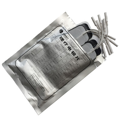

Ze Kang physiotherapy electrode chip frequency treatment device patch 70X120 with 25 pin line 10-piece equipment