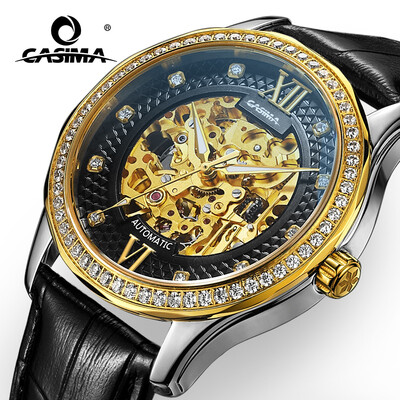 

CASIMA Автоматические механические часы мужские деловые платья классические Charm мужские часы relogio masculino водонепроницаемые 100m # 8805