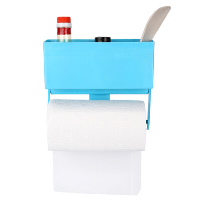 

Jiajie kitchen paper towel rack refrigerator plastic storage box napkin storage rack with strong magnets can absorb JJ-SN311