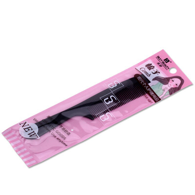 

Silky Beauty Black Wooden comb fine teeth men&women daily hairdressing comb SYT898 color random