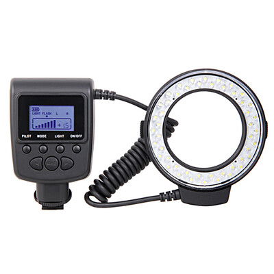 

RF-550D RF 550D Macro 48 pieces LED Ring Flash Light for Canon Nikon Pentax Olympus Panasonic DSLR