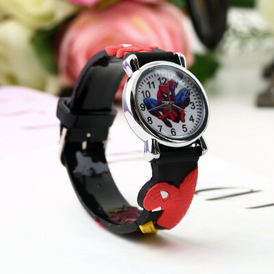 

Spider Man Marvel Cartoon Child Boys Kids Analog Quartz Wrist Watch Rubber