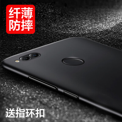 

Mo вентилятора Huawei Glory Играть 7X BND-AL10 мобильный телефон оболочки защитную гильзу все включено граница упал жесткий панцирь матовый чехол для Huawei Glory Play 7X черный